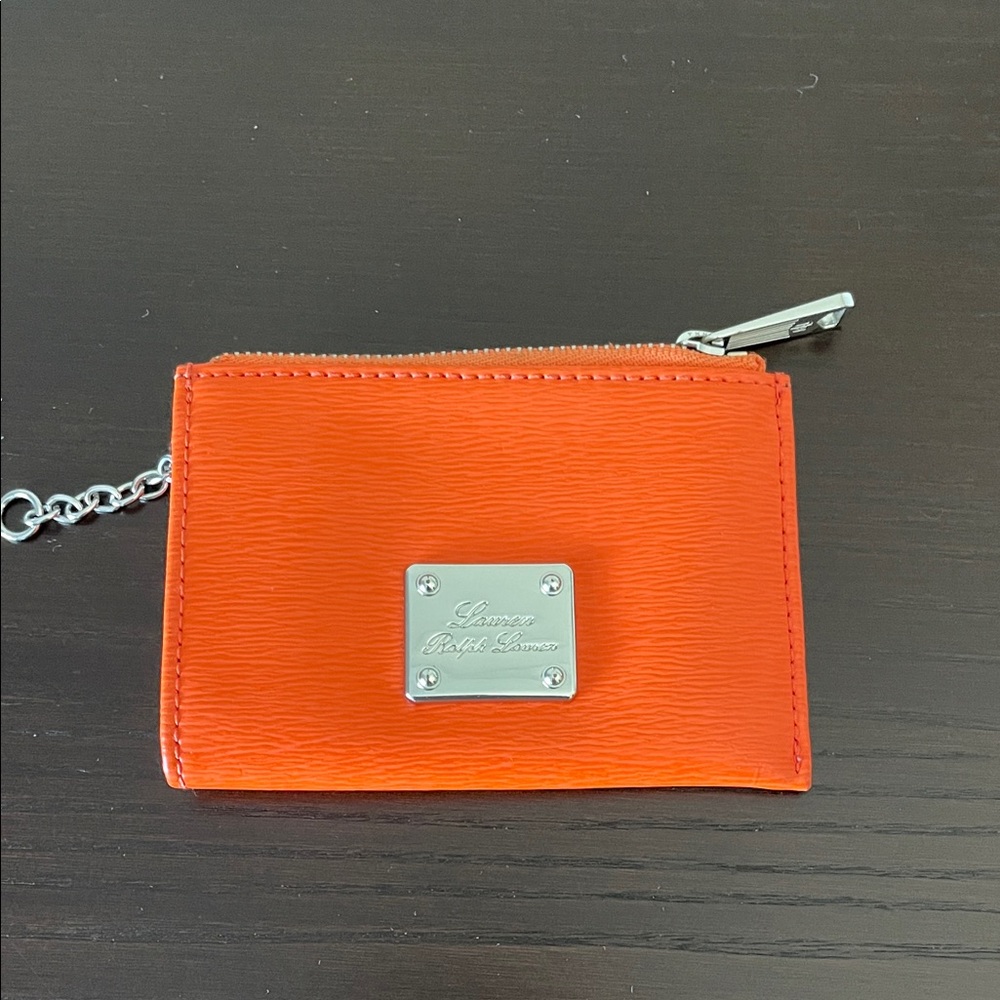 Lauren Ralph Lauren Orange Coin Purse